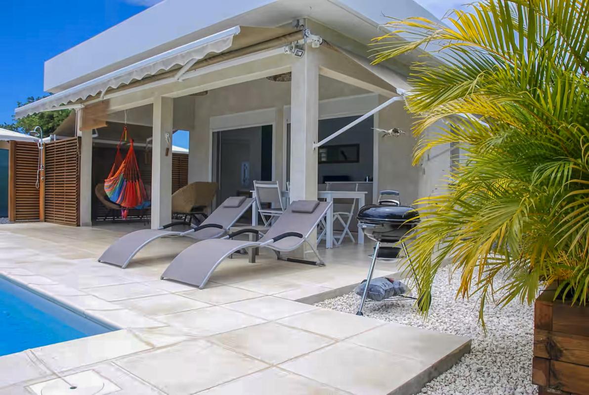 4.Location villa piscine Saint François Guadeloupe_Vue ensemble
